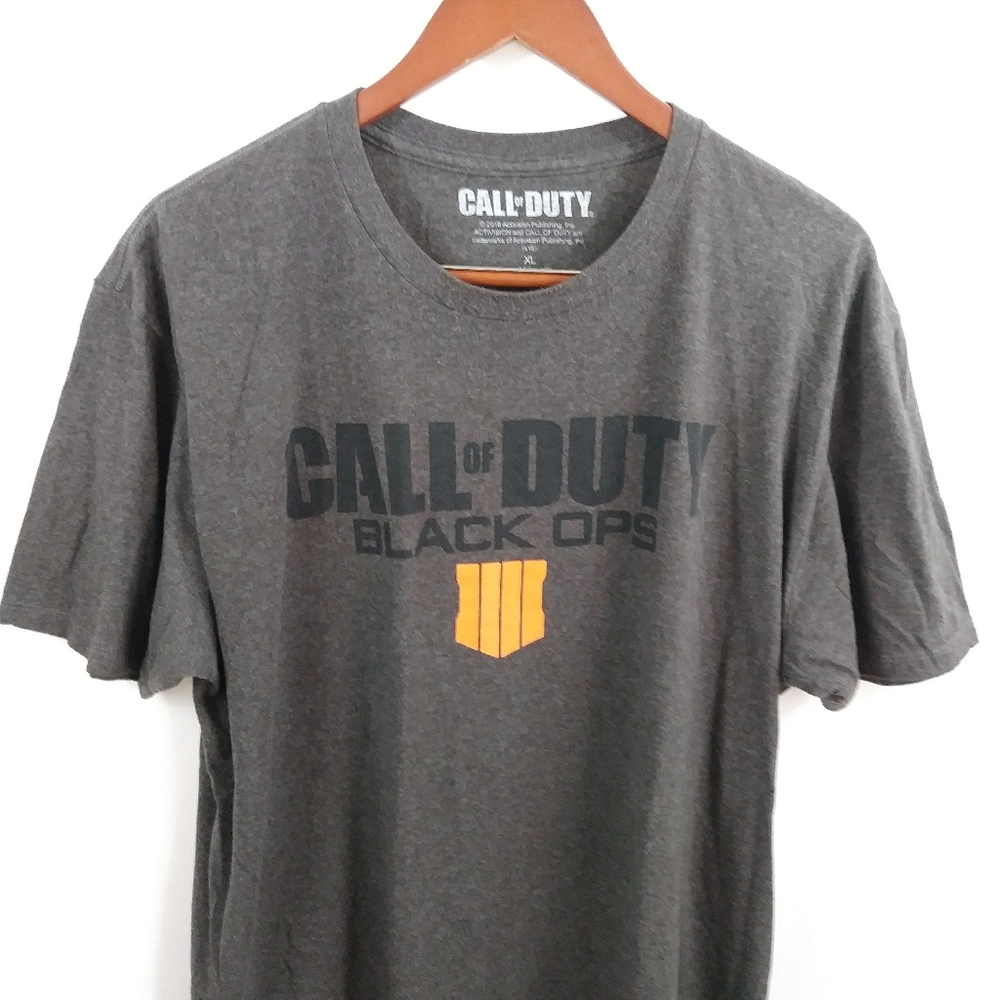 Call Of Duty Black Ops Short Sleeve Crew Neck Graphic T Shirt XL - Picture 2 of 11